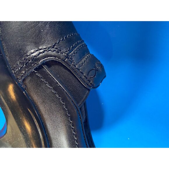 Women Ariat Clogs Mule US 6.5B Slip & Oil Resist Blk Leather Slip-On Work Shoes - Picture 10 of 11